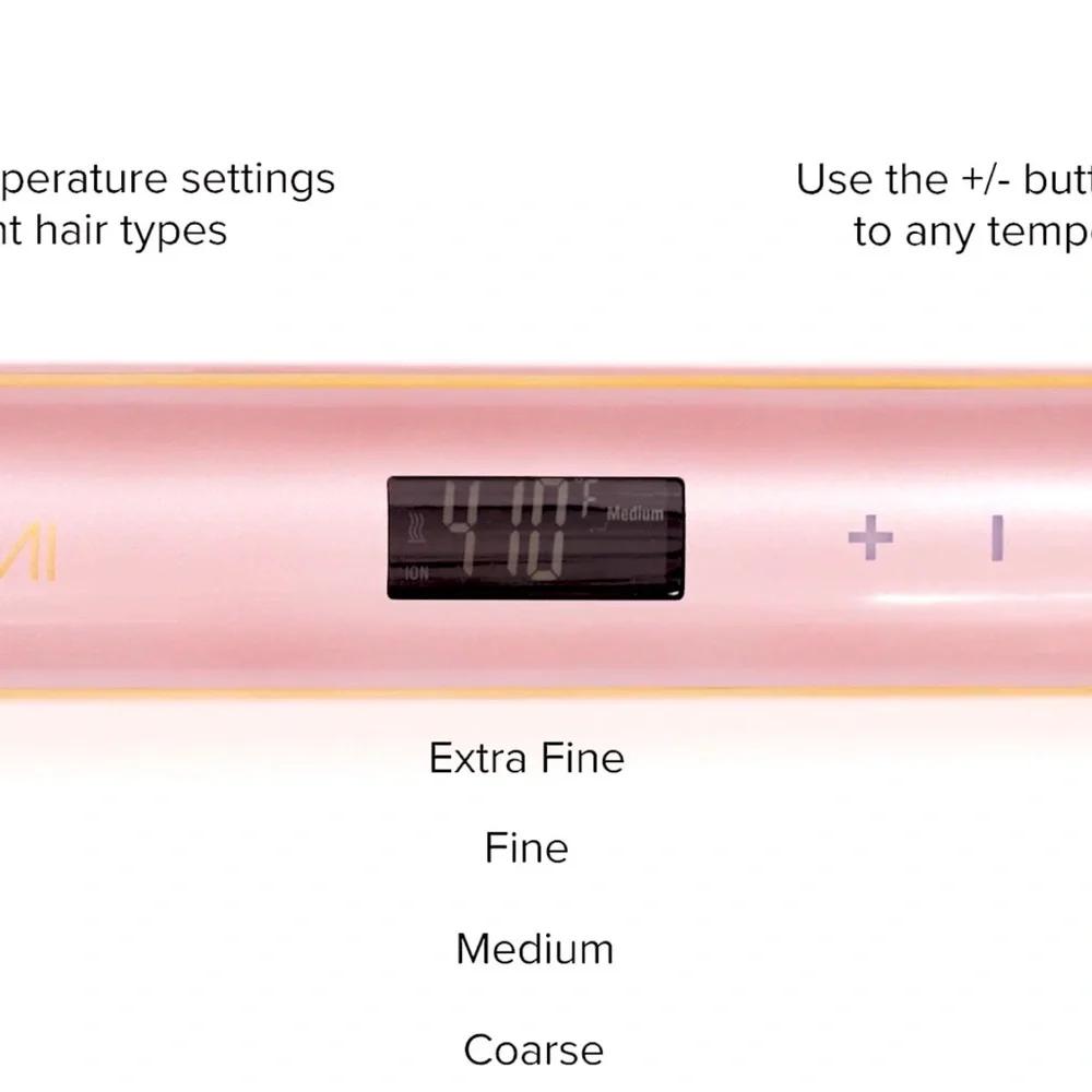 AMREZY x BELLAMI Limited Edition Pink Professional Flat Iron — NEW, SEALED 💕
